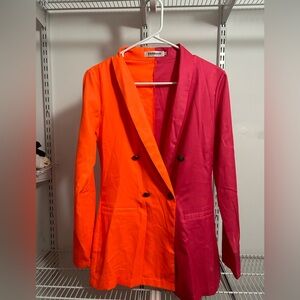 Color block blazer